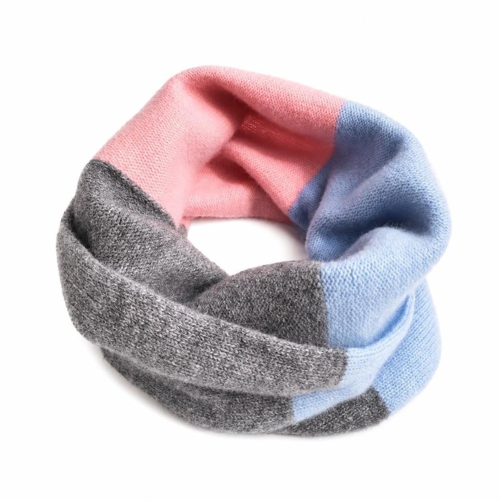Infinity Scarf Knit - Weicher, farblich abgestimmter Infinity-Schal, gestrickter, dehnbarer