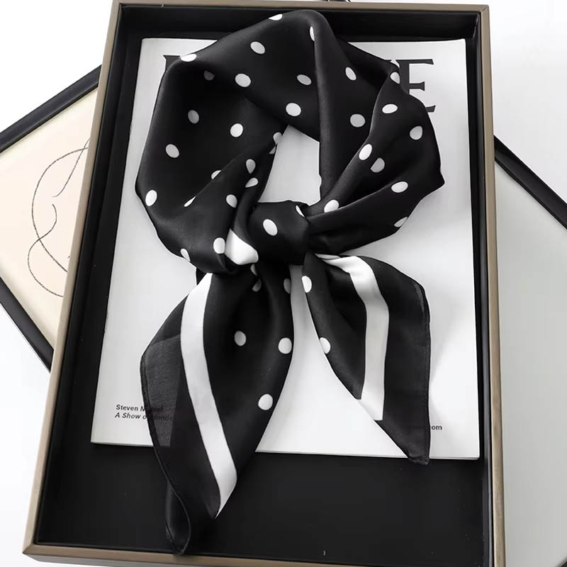 Luxus Dame Haar Dot Schal Weib – Silk Neck Scarf Bewertung und Preis