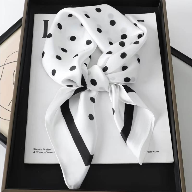 Luxus Dame Haar Dot Schal Weib – Silk Neck Scarf Bewertung und Preis