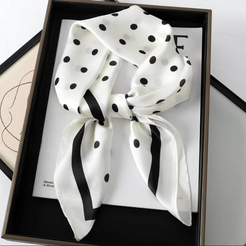 Luxus Dame Haar Dot Schal Weib – Silk Neck Scarf Bewertung und Preis